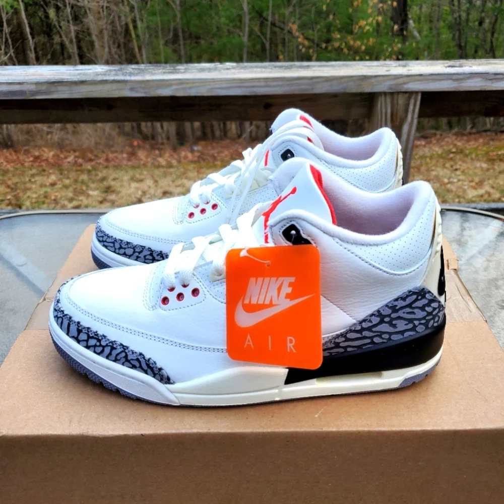 100% AUTHENTIC Jordan 3 Reimagined - Picture 1 of 9